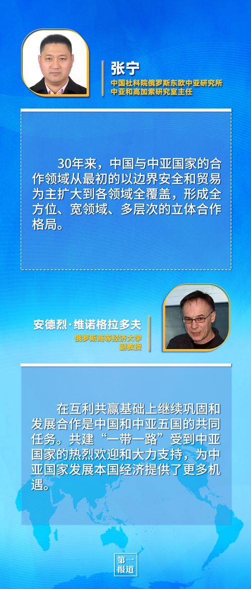 第一報道 | 建交三十年，習主席這樣評價與中亞五國關系