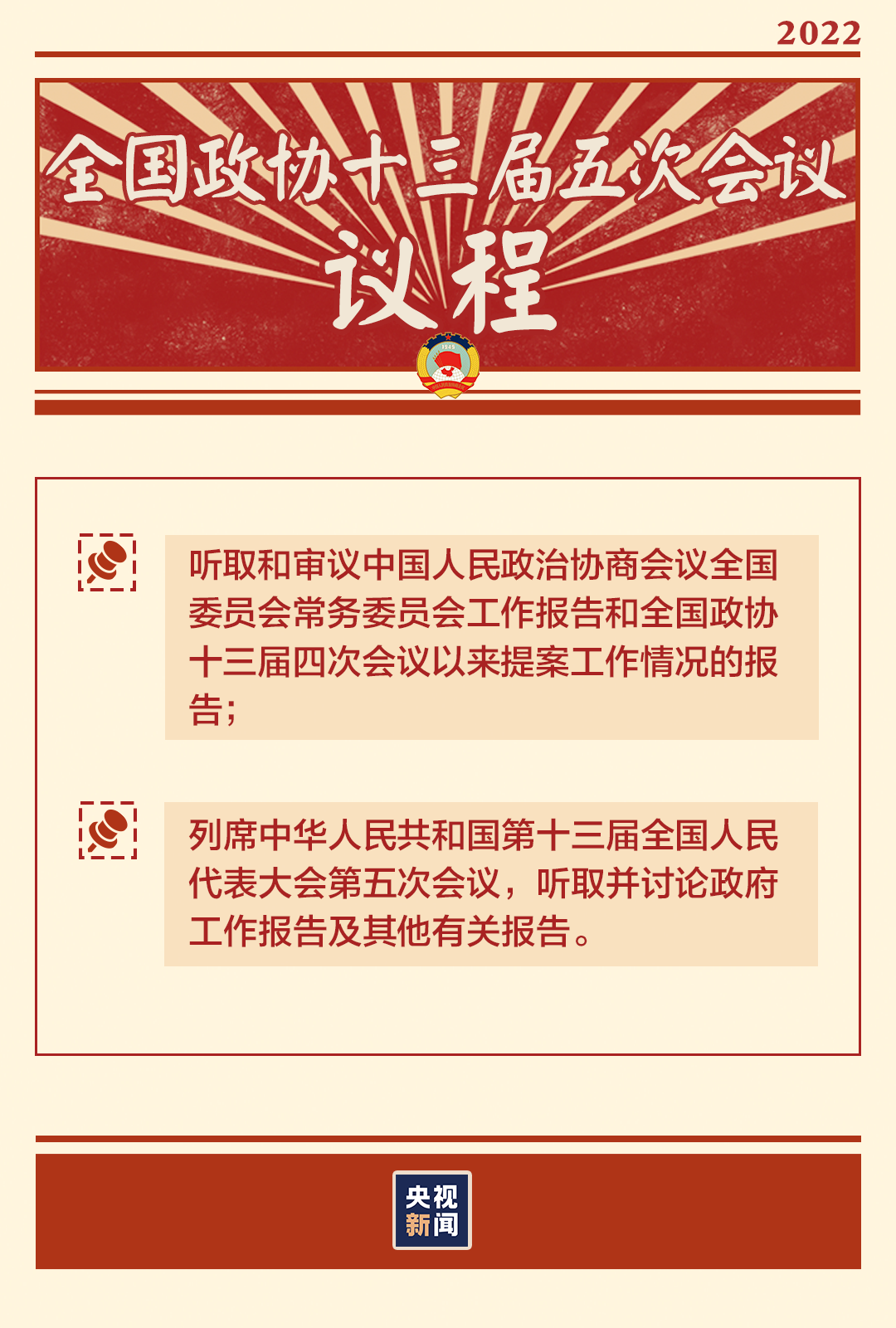 “兩會時間”即將開啟，這些要點提前看→