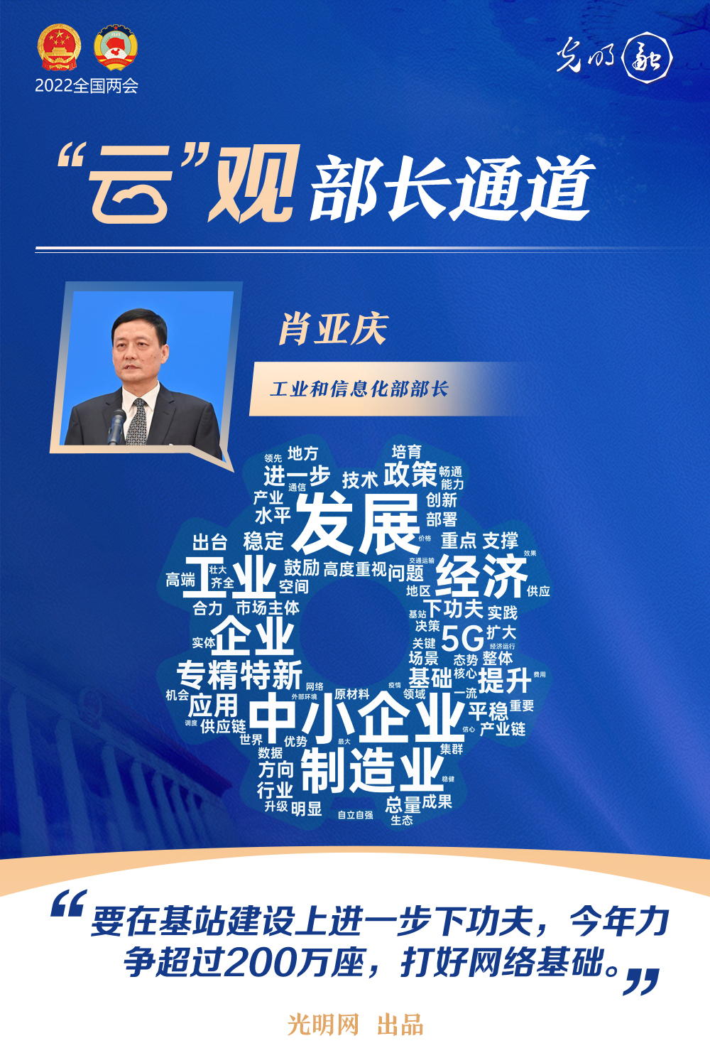 【“云”觀部長通道】一組詞云海報(bào)，帶你聆聽三位部長今年工作規(guī)劃