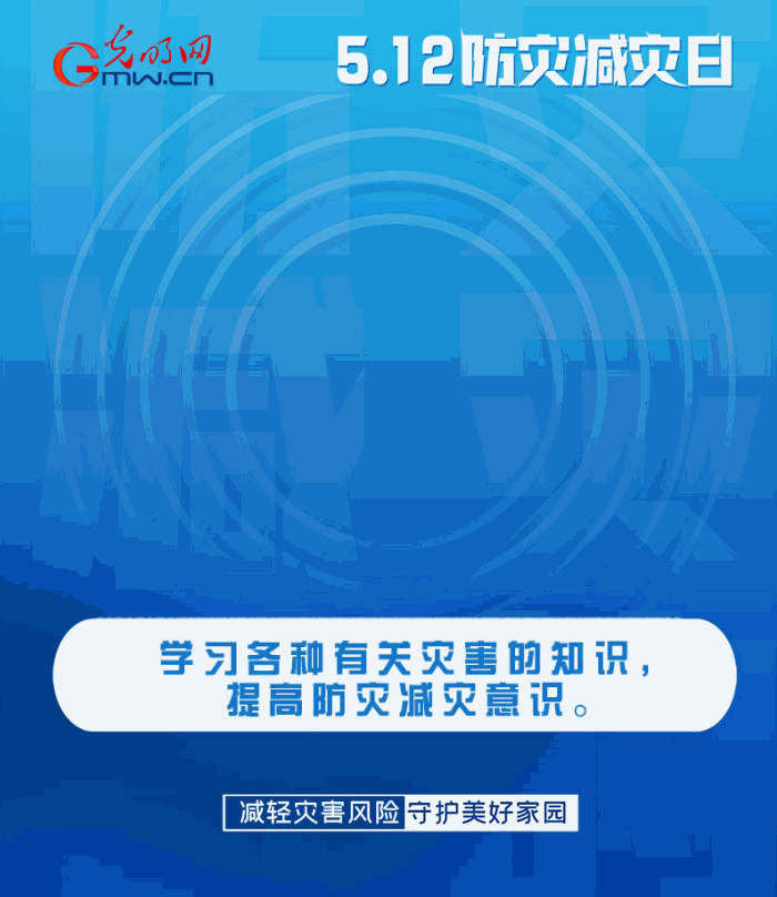 【動態(tài)海報】減輕災(zāi)害風(fēng)險，從這10個字開始