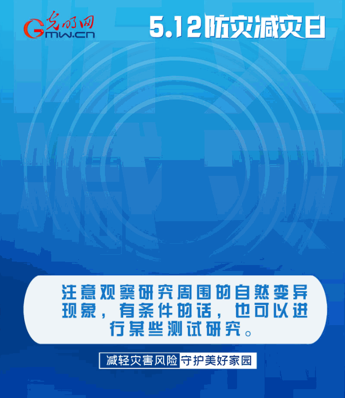 【動態(tài)海報】減輕災(zāi)害風(fēng)險，從這10個字開始