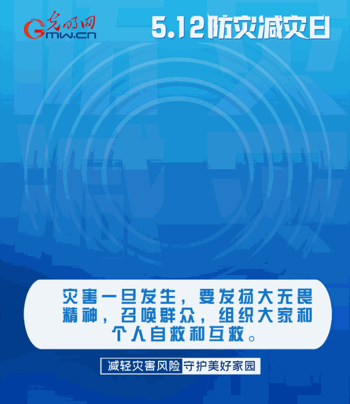 【動態(tài)海報】減輕災(zāi)害風(fēng)險，從這10個字開始