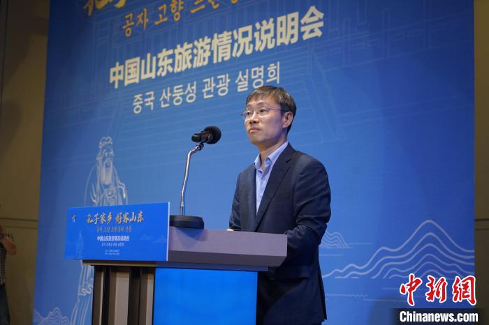 首爾市政府觀光體育局局長金英渙致辭?！⑿?攝