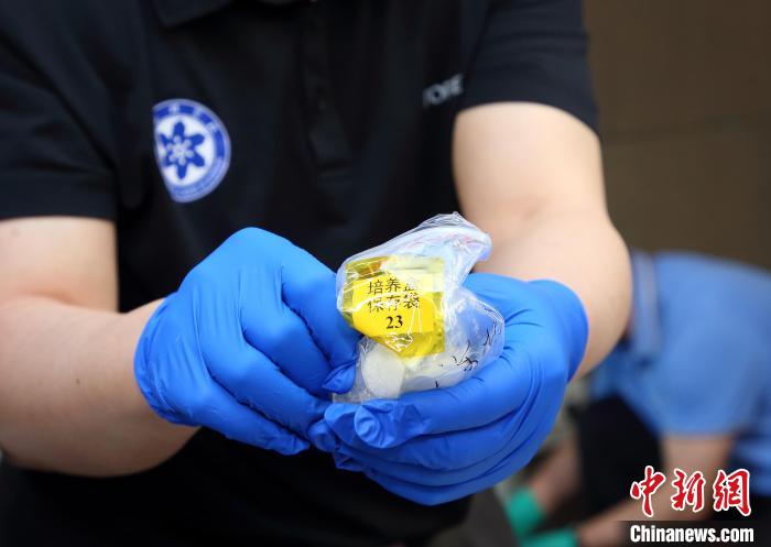 隨神舟十五號返回地面的空間科學(xué)實驗樣品。　中科院空間應(yīng)用中心 供圖