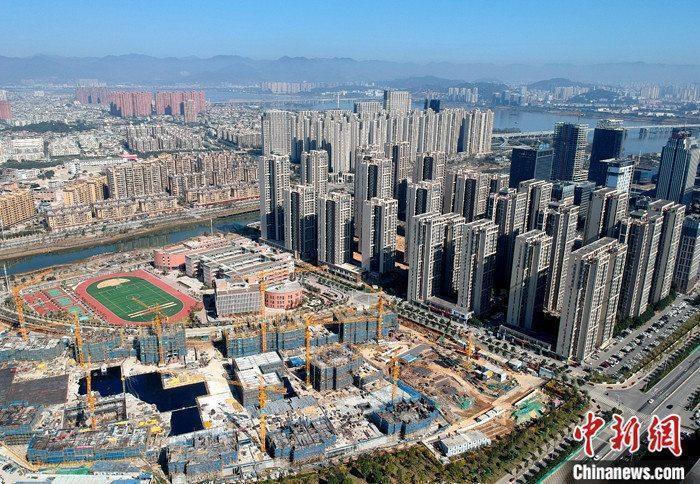 資料圖：航拍一處新建住宅。 <a target='_blank' href='/'><p  align=