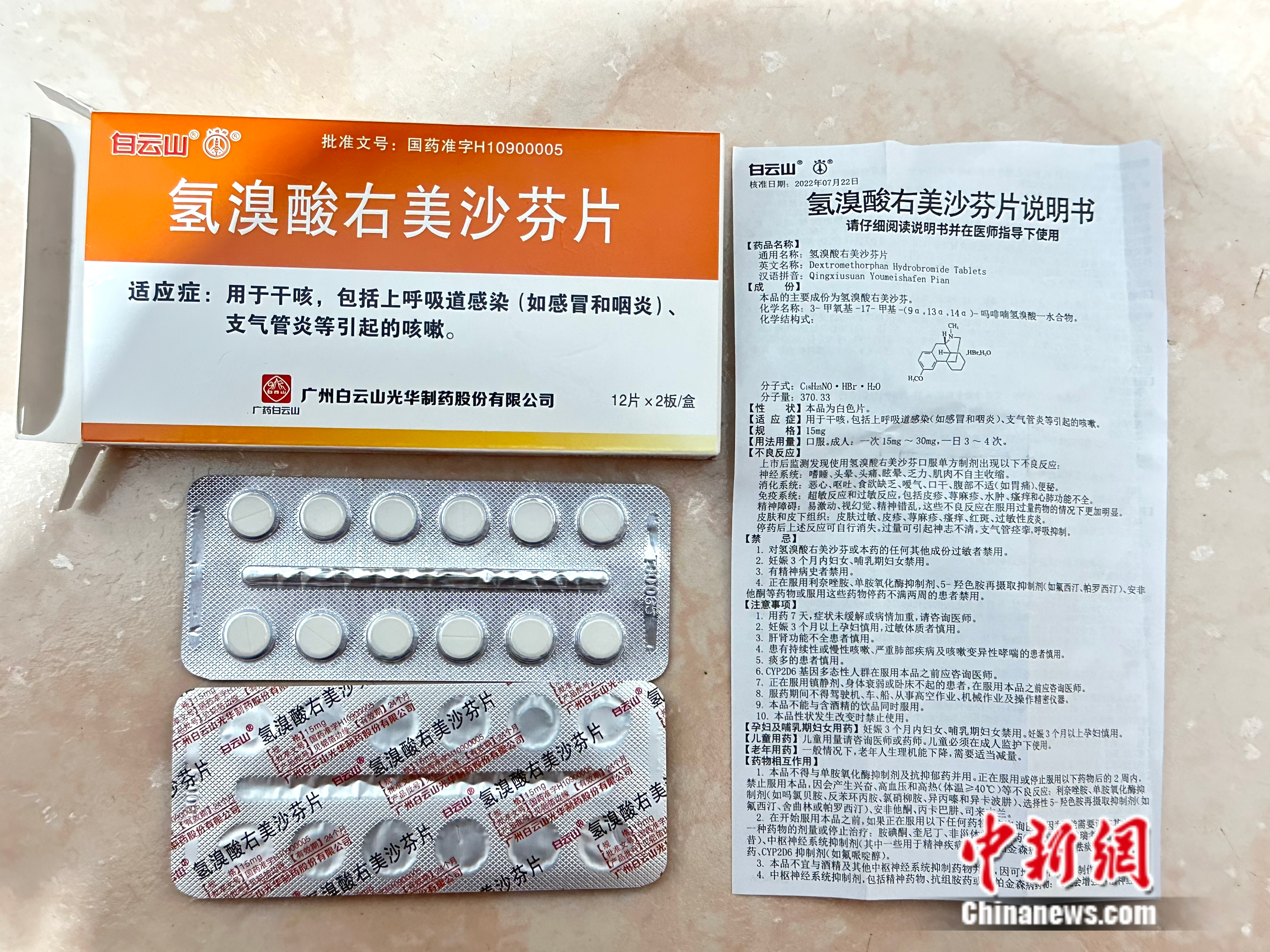 右美沙芬。受訪者供圖