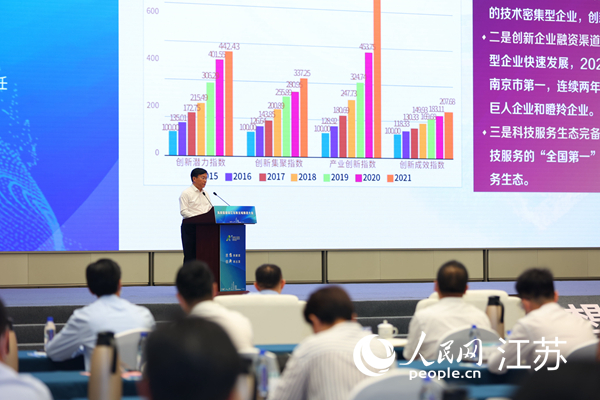 2022南京江北新區(qū)創(chuàng)新活力指數(shù)發(fā)布。江北新區(qū)供圖
