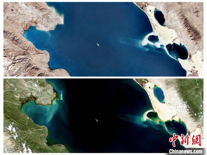 衛(wèi)星鳥瞰“生態(tài)大省”青海：沙化治理明顯，青海湖如藍(lán)寶石