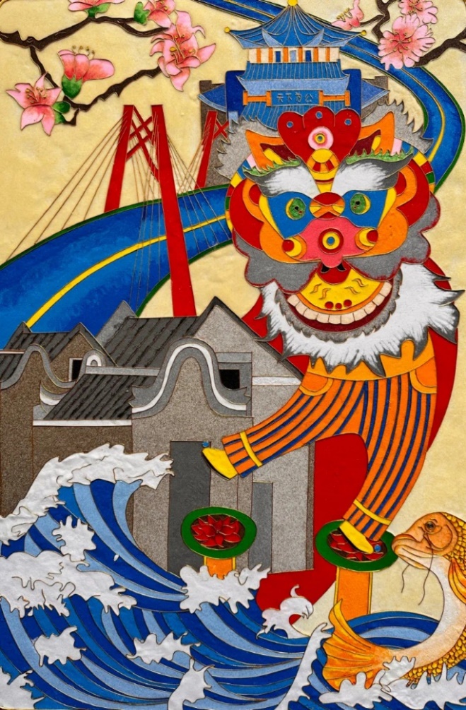 中小學生創(chuàng)新創(chuàng)意設計成果首次登上文博會。參展觀眾供圖
