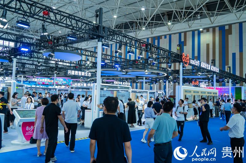 2、2024數(shù)博會(huì)共吸引400余家展商參展。人民網(wǎng) 陽茜攝.jpg