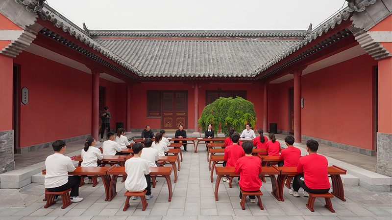 “一塊豆腐話清廉”思政課。滁州市委網(wǎng)信辦供圖